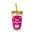 Dunkin Donuts- Inspired DunKings Tumbler with Straw, 16oz