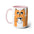 Drinking Kitty- Two-Tone Coffee Mugs, 15oz