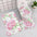 Young Flowers- Three-piece toilet (Toilet Lid Cover, Contour and Memory Foam Rug) *2-3 Week Delivery*