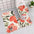 Tulips- Three-piece toilet (Toilet Lid Cover, Contour and Memory Foam Rug) *2-3 Week Delivery*
