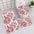 Rose- Three-piece toilet (Toilet Lid Cover, Contour and Memory Foam Rug) *2-3 Week Delivery*