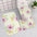 White Roses- Three-piece toilet (Toilet Lid Cover, Contour and Memory Foam Rug) *2-3 Week Delivery*
