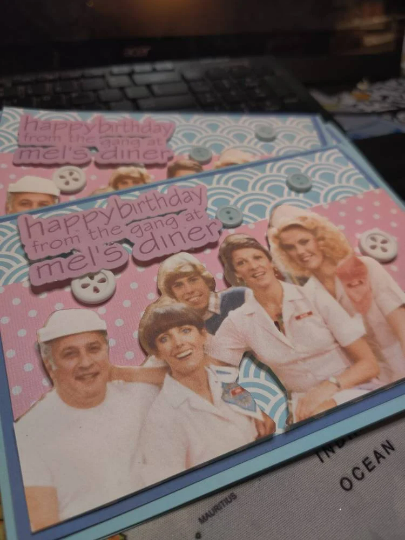 Alice 70's TV Show- Birthday Card - Creations by Chris and Carlos