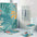 Enchanted Forest- Four-piece Bathroom Set ( Shower Curtain, Rectangle Rug, Countor and Lid )