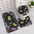 Cat Eyes- Bath Rug Three Pieces Set (Toilet Lid Cover, Contour and Memory Foam Rug) *2-3 Week Delivery*