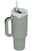 40oz- Stainless Steel Tumbler with Upgraded Handle and Straw Stanley Imitation