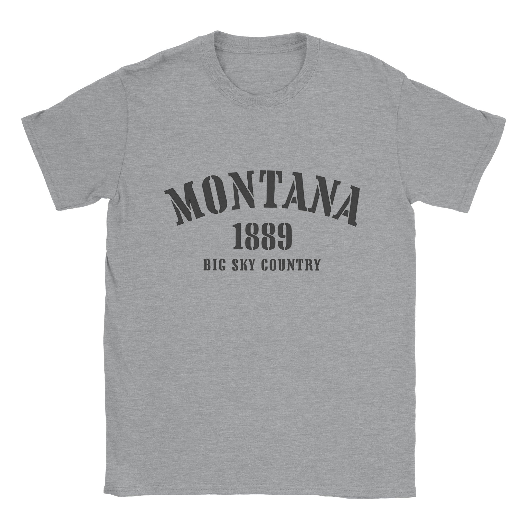 Montana- Classic Unisex Crewneck States T-shirt - Creations by Chris and Carlos