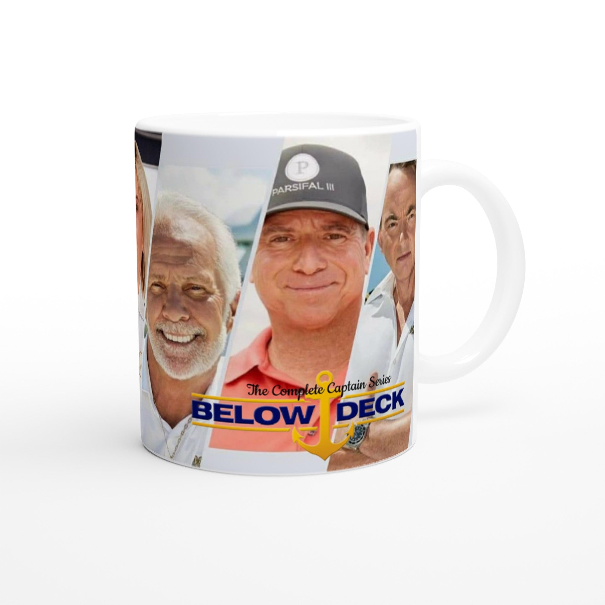Below Deck Quotes- White 11oz Ceramic Mug with Color Inside - Creations by Chris and Carlos
