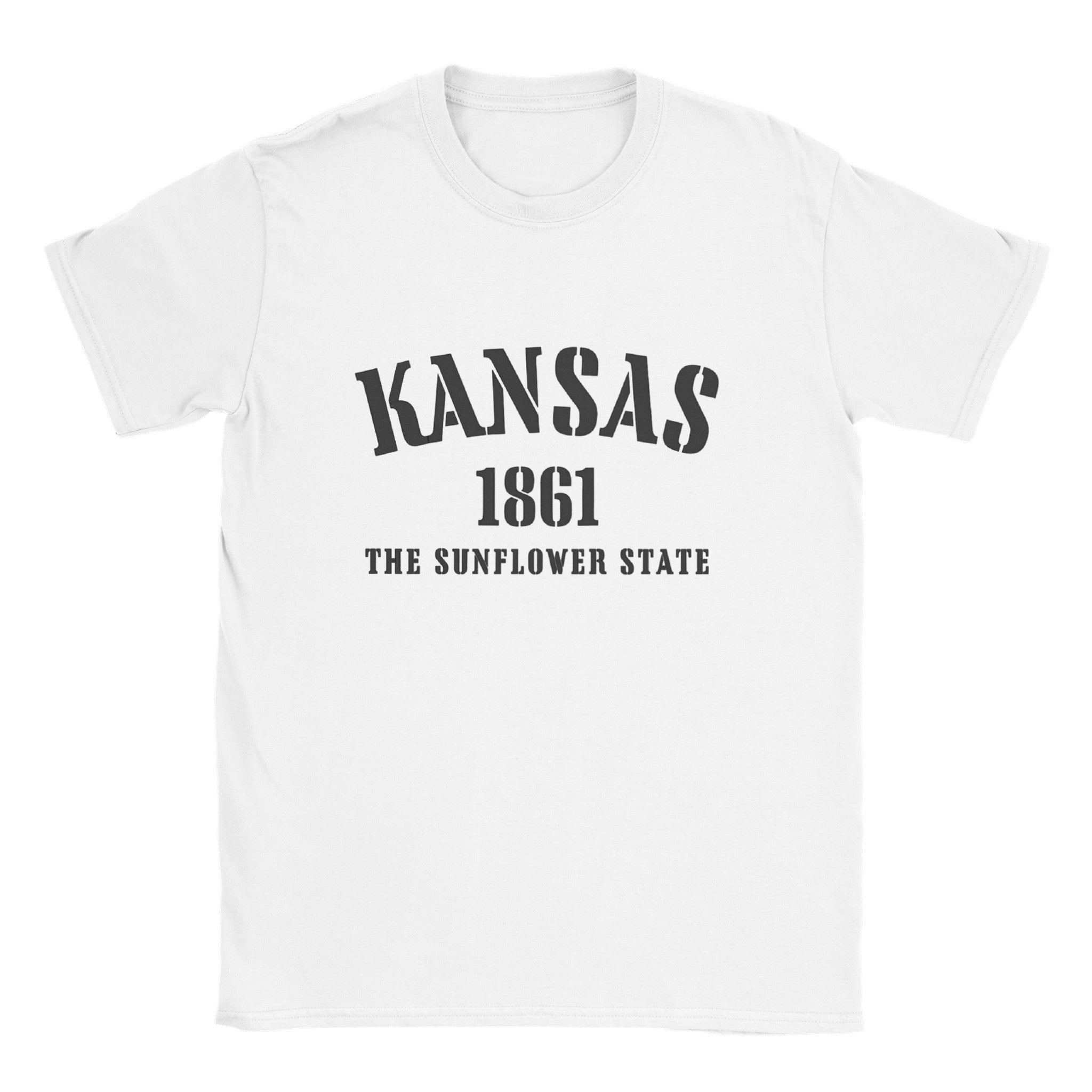 Kansas- Classic Unisex Crewneck States T-shirt - Creations by Chris and Carlos