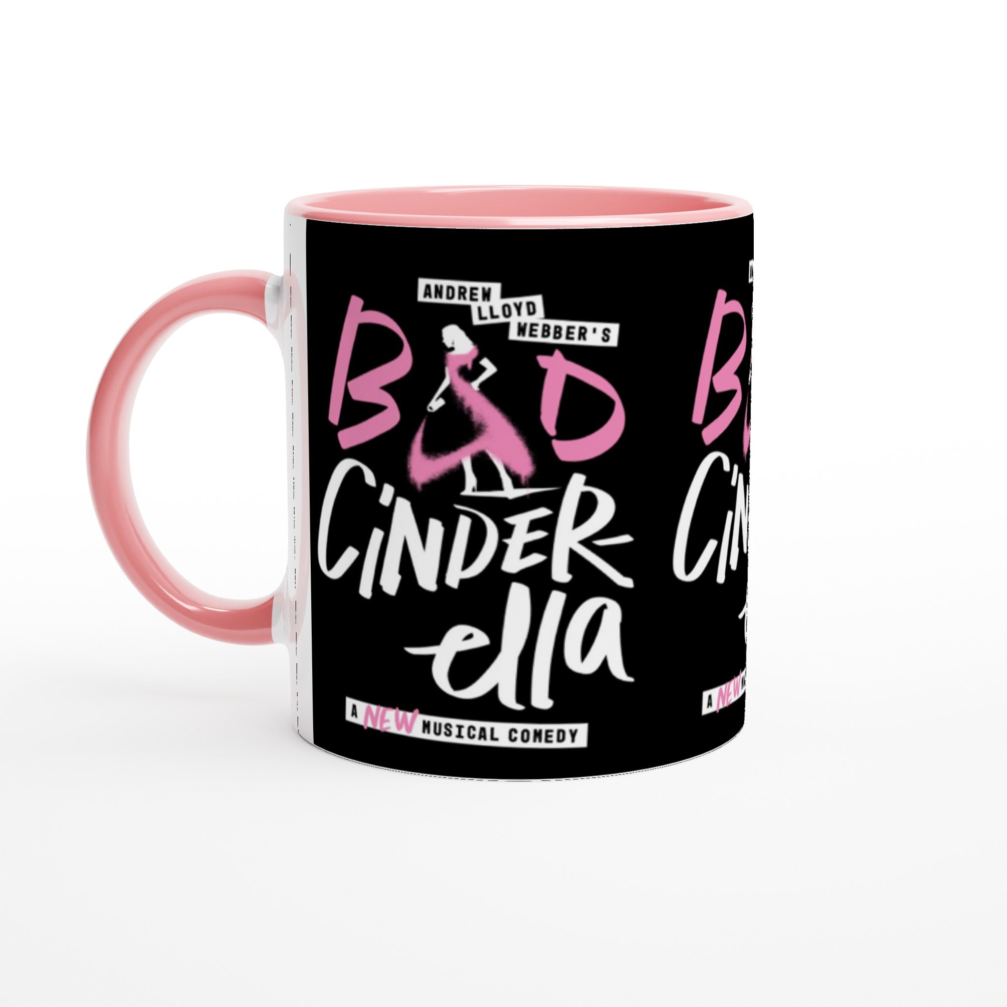 Bad Cinderella- White 11oz Ceramic Mug with Color Inside - Creations by Chris and Carlos