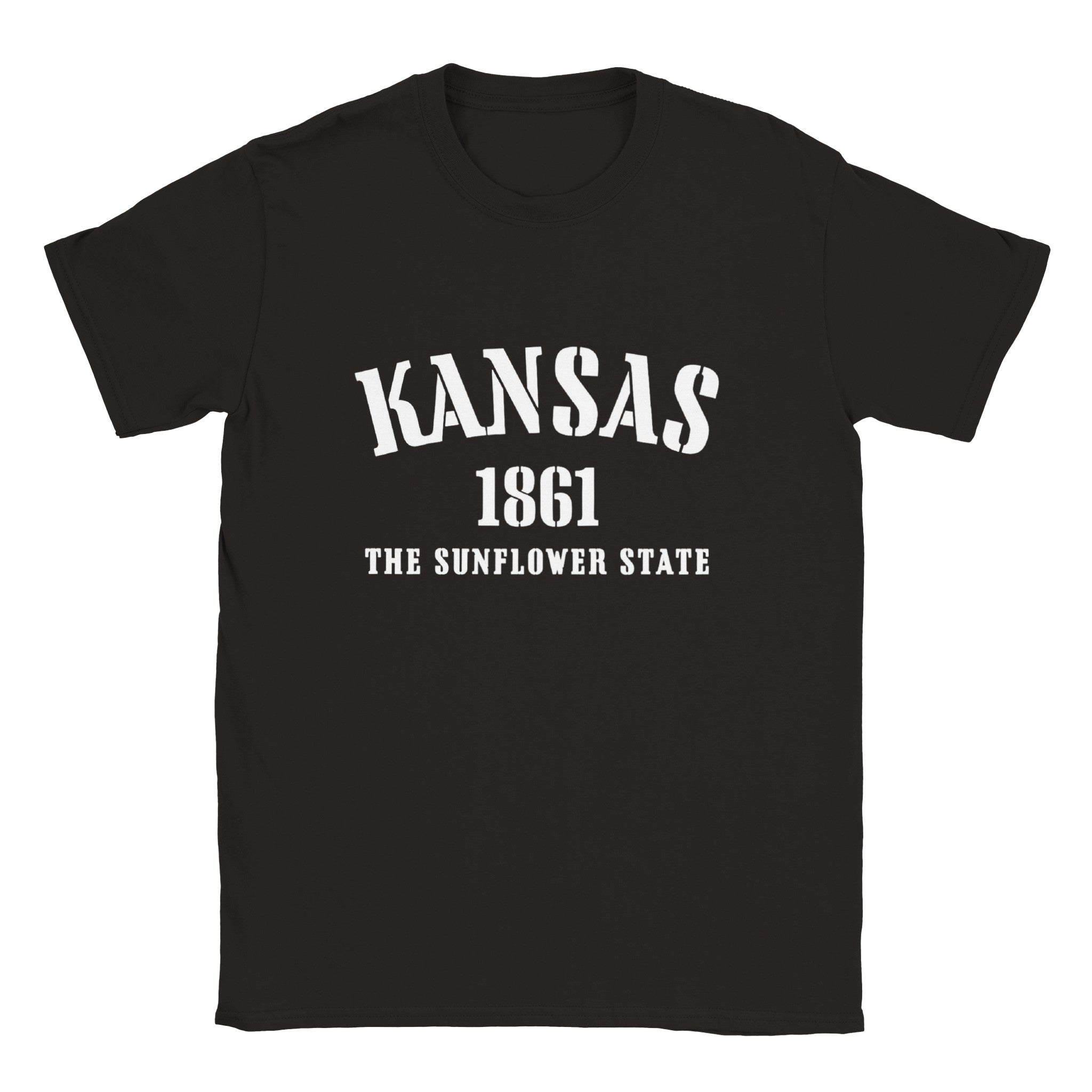 Kansas- Classic Unisex Crewneck States T-shirt - Creations by Chris and Carlos