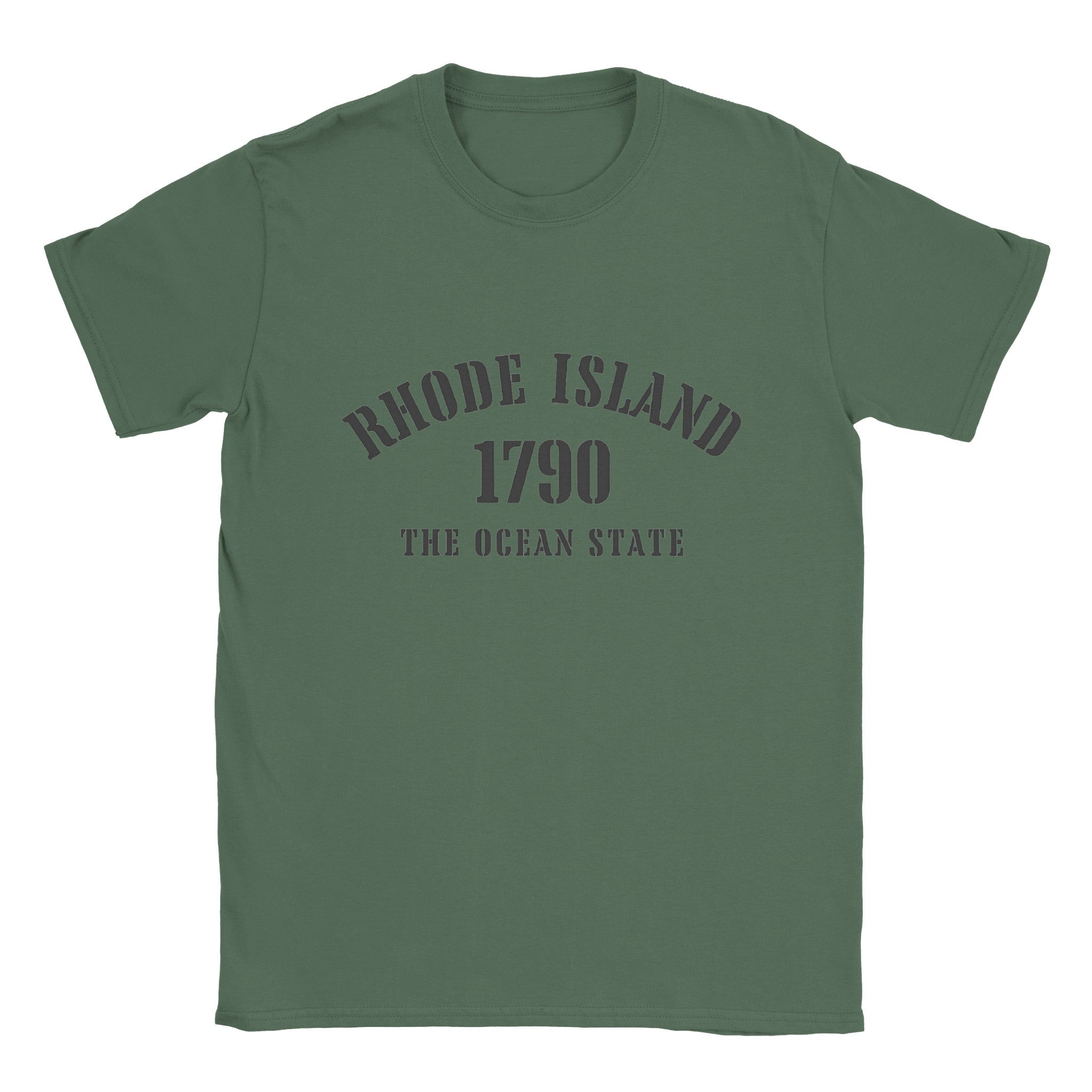 Rhode Island- Classic Unisex Crewneck States T-shirt - Creations by Chris and Carlos