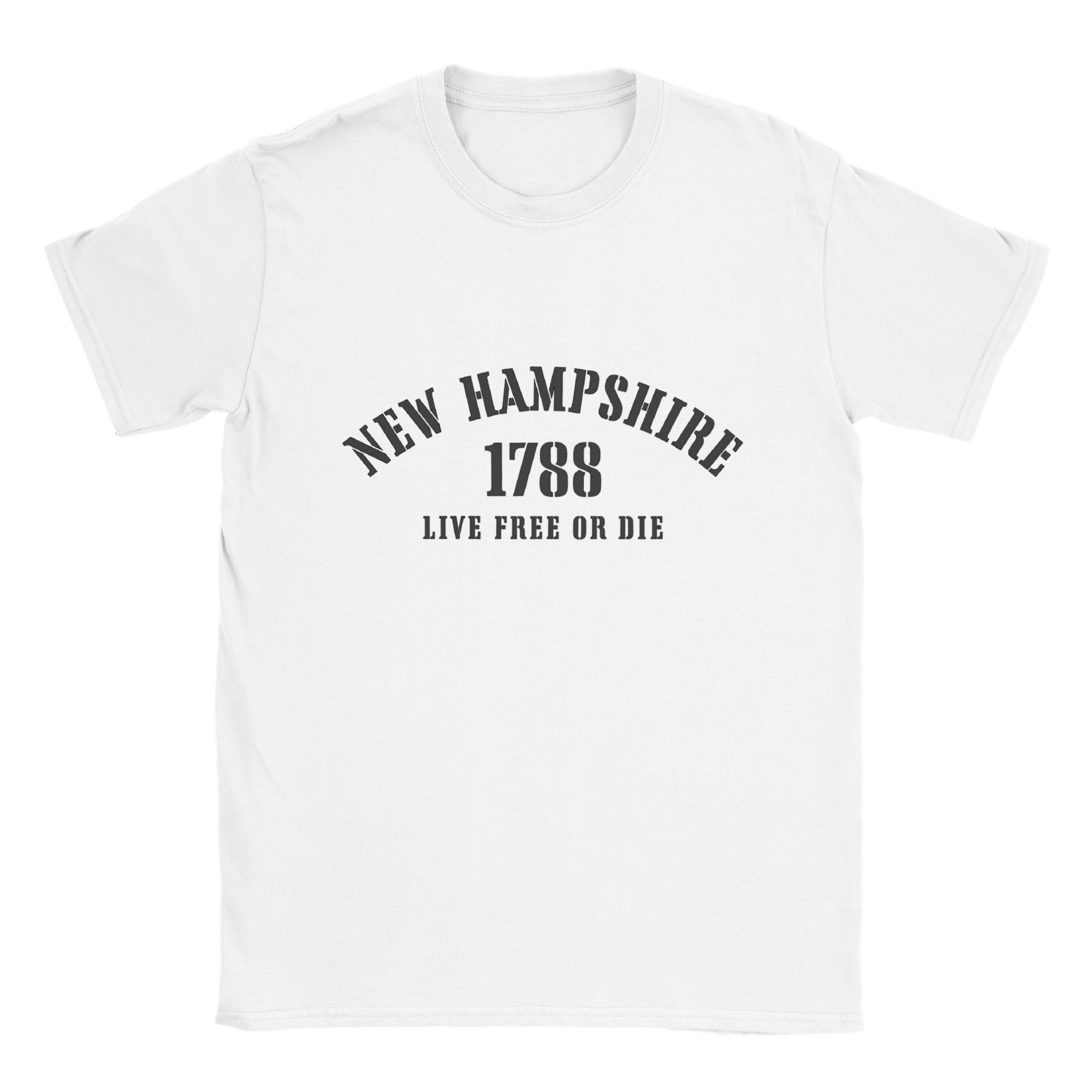 New Hampshire- Classic Unisex Crewneck States T-shirt - Creations by Chris and Carlos
