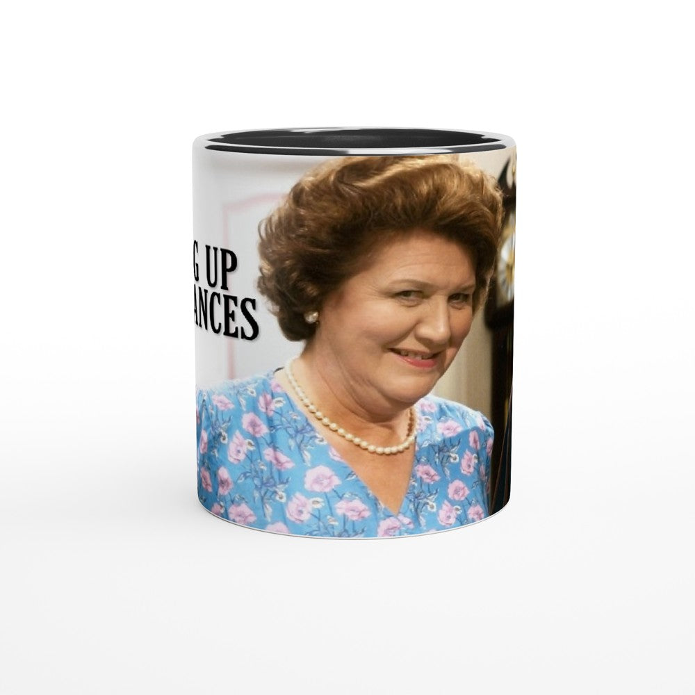 Keeping Up Appearances 90's TV Show-  11oz, 15oz and 11oz Ceramic Mug with Color Inside - Creations by Chris and Carlos