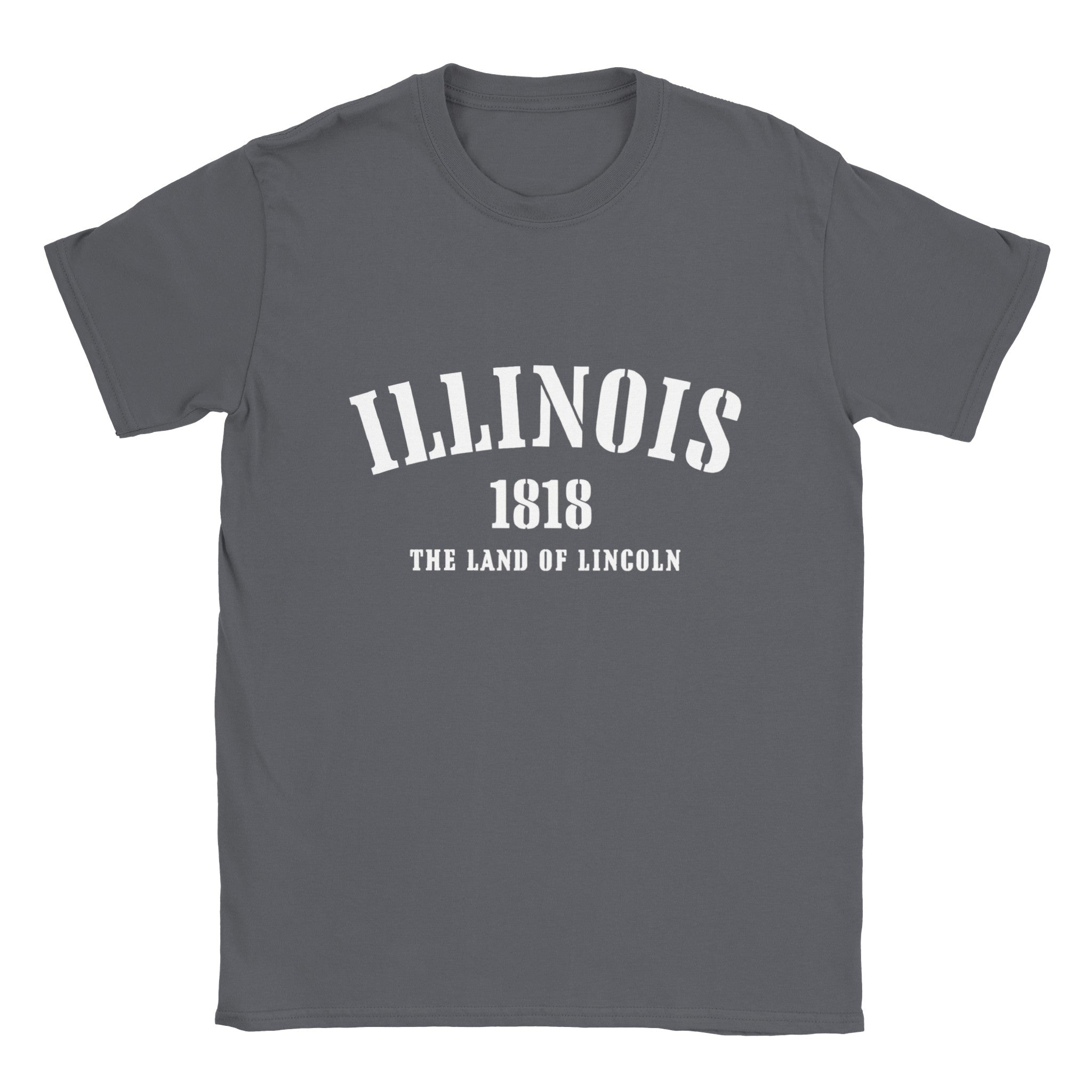 Illinois- Classic Unisex Crewneck States T-shirt - Creations by Chris and Carlos