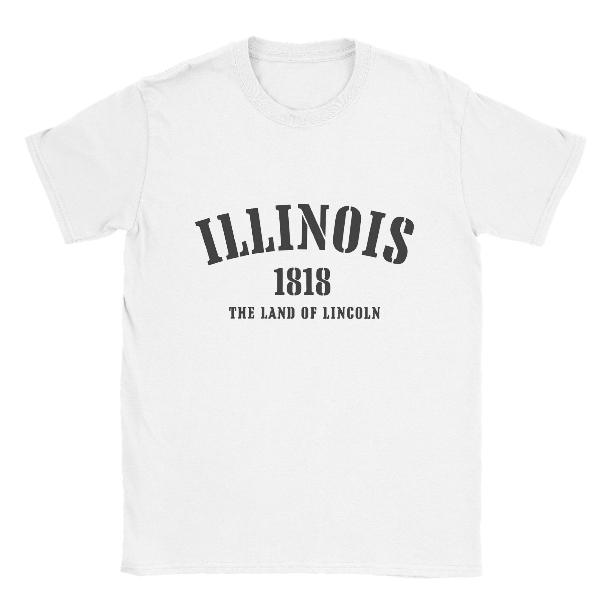 Illinois- Classic Unisex Crewneck States T-shirt - Creations by Chris and Carlos