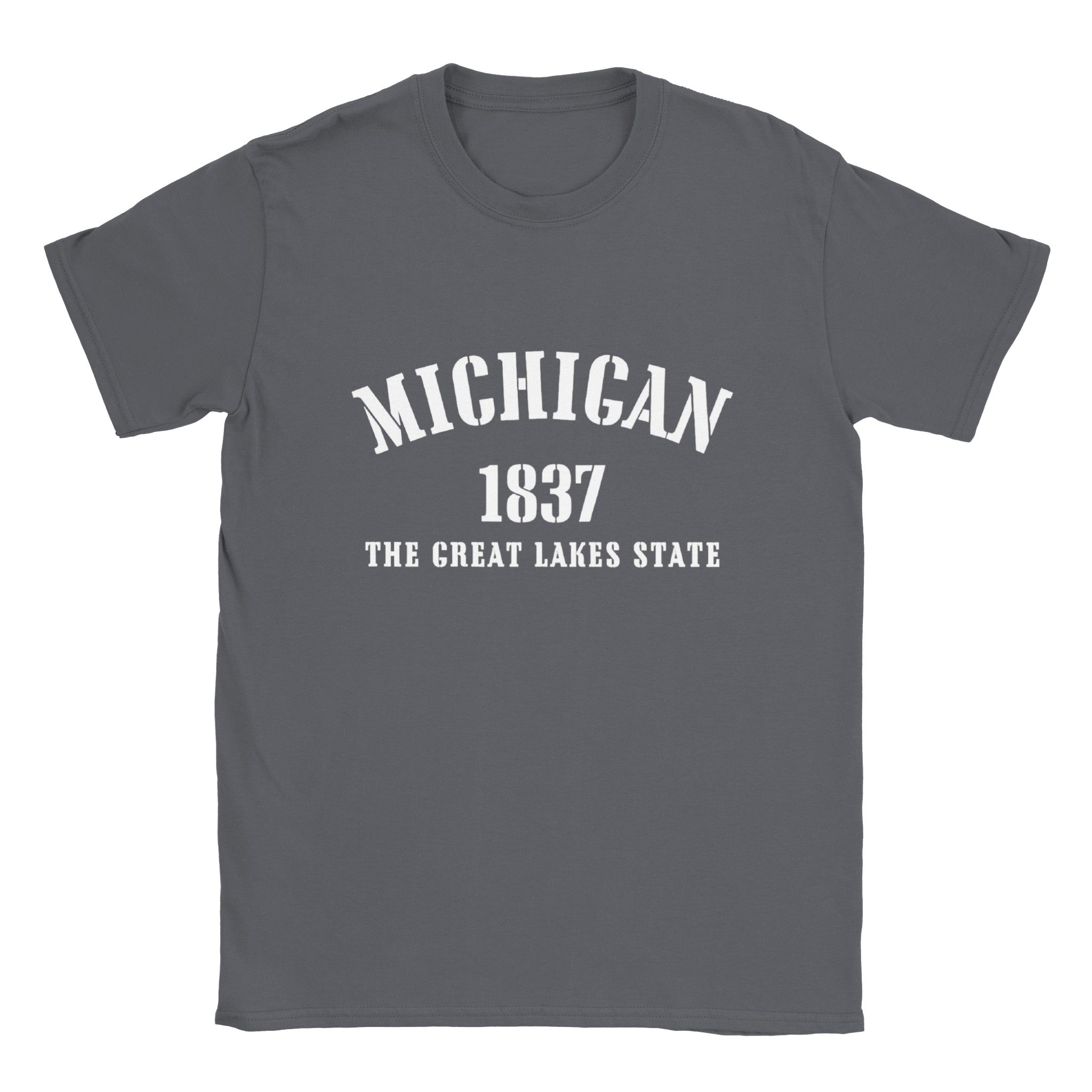 Michigan- Classic Unisex Crewneck States T-shirt - Creations by Chris and Carlos