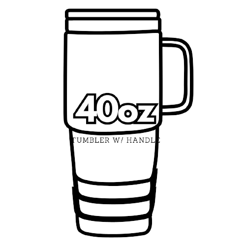 40oz Travel Tumblers w/Handle