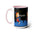 Programa de televisión Bewitched 60's: tazas de café de dos tonos, 15 oz