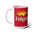 Folgers- White Ceramic Mug