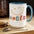 Smile- Tazas de café de dos tonos, 15 oz