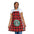 Starbucks- Holiday Apron, 5-Color Straps (AOP)