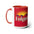 Folgers- White Ceramic Mug