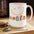 Smile- Tazas de café de dos tonos, 15 oz