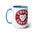 Costa Coffee- Tazas de café de dos tonos, 15 oz