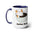 Coffee Break- Tazas de café de dos tonos, 15 oz