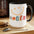 Smile- Tazas de café de dos tonos, 15 oz