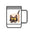 Meow Cat Coffee Mug Tumbler, 15oz