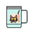 Meow Cat Coffee Mug Tumbler, 15oz