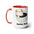 Coffee Break- Tazas de café de dos tonos, 15 oz