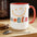 Smile- Tazas de café de dos tonos, 15 oz