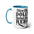 Diva like Dolly Rebel like Reba- Two-Tone Coffee Mugs, 15oz