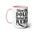 Diva like Dolly Rebel like Reba- Two-Tone Coffee Mugs, 15oz