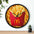 Mc Donald's French Fries Wall Clock