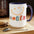 Smile- Tazas de café de dos tonos, 15 oz