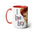 I Love Lucy 50's TV Show- Tazas de café de dos tonos, 15 oz