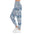 Marbleized Blue Jogger Pants
