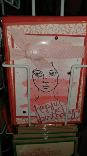 Blush- Birthday Card - Creations by Chris and Carlos