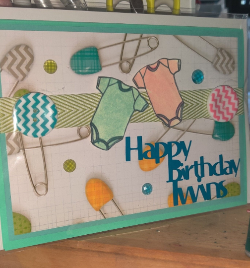 Twins- Birthday Card - Creations by Chris and Carlos