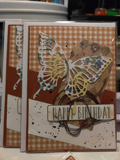 Butterfly- Birthday Card - Creations by Chris and Carlos