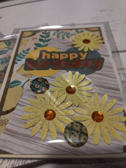 Sunflower- Birthday Card - Creations by Chris and Carlos