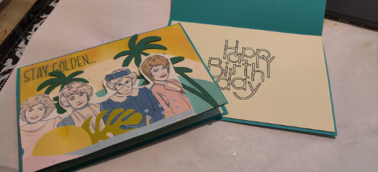 The Golden Girls 80's TV Show- Birthday Card - Creations by Chris and Carlos