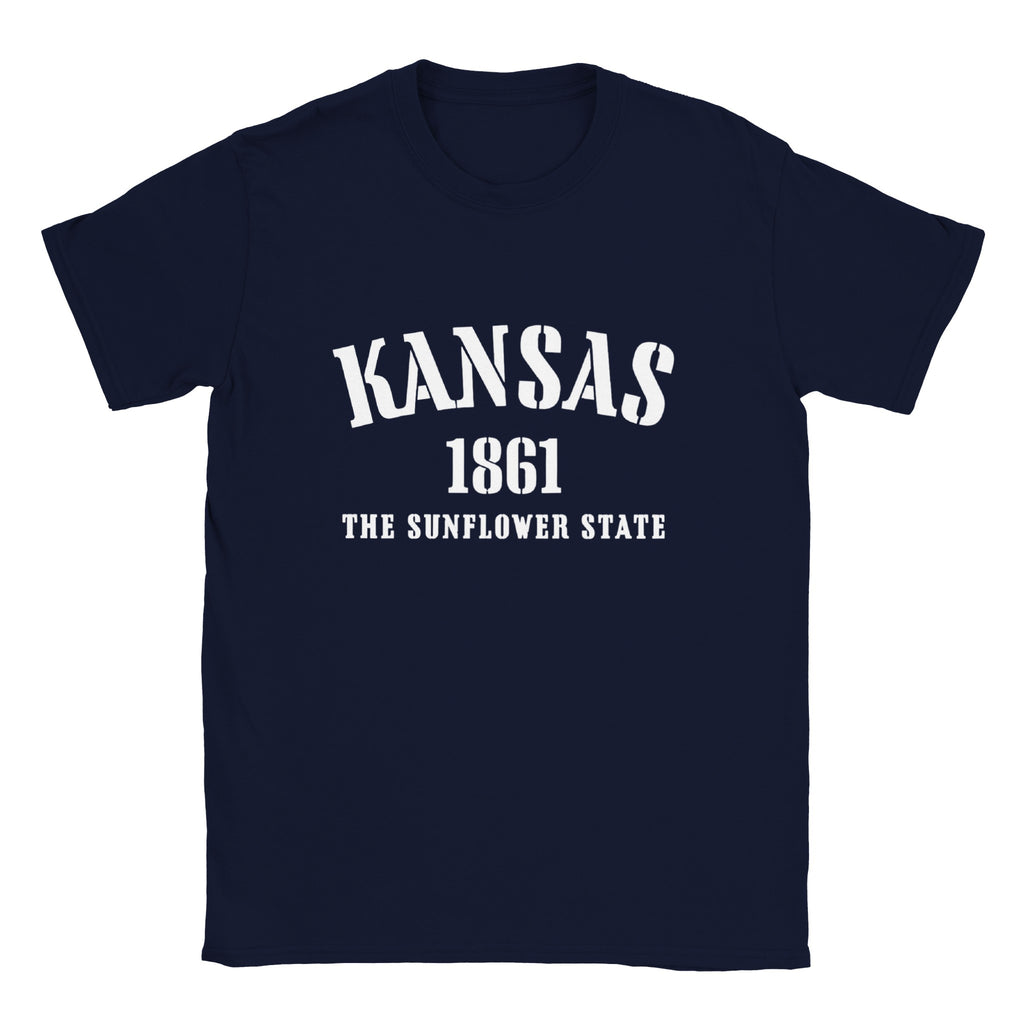 Kansas- Classic Unisex Crewneck States T-shirt - Creations by Chris and Carlos