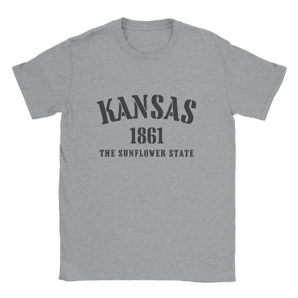 Kansas- Classic Unisex Crewneck States T-shirt - Creations by Chris and Carlos