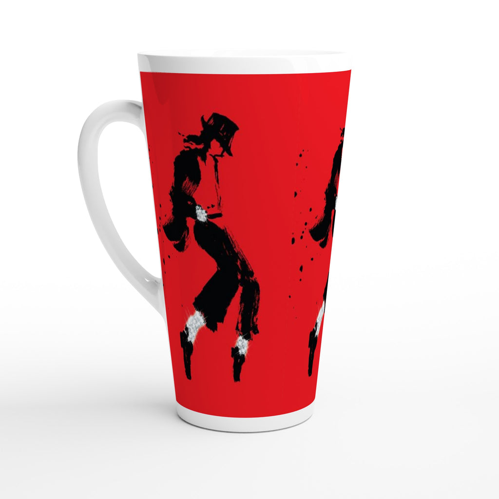 LIMITED EDITION MJ the Musical- White 11oz Ceramic Mug with Color Inside - Creations by Chris and Carlos