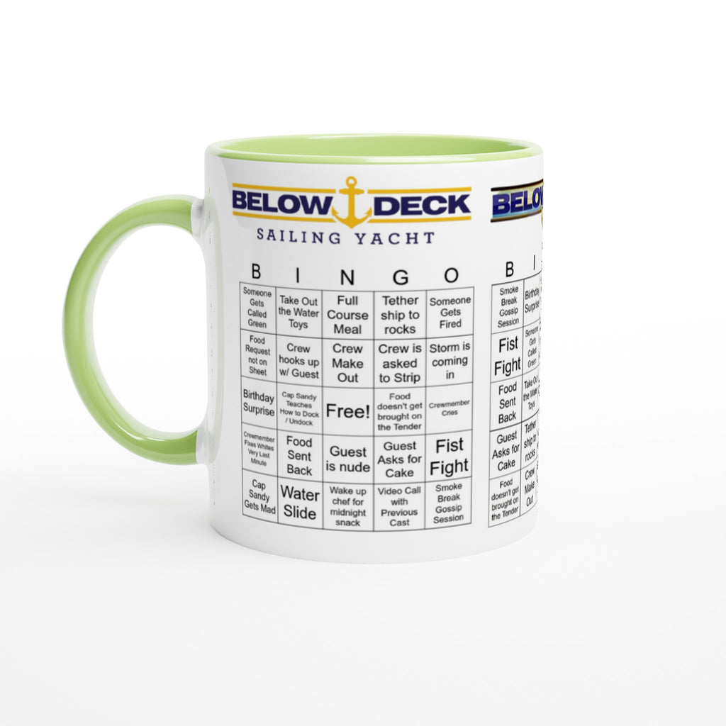 Below Deck Series- Bingo- White 15oz Ceramic Mug - Creations by Chris and Carlos